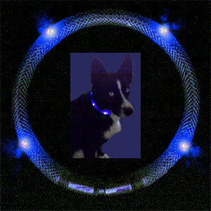 Leuchtie blau