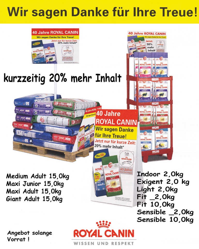 40 Jahre Royal Canin